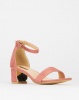 Legit Low Block Heel With Metal Insert Blush Photo