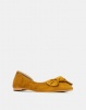 Legit Open Waisted Pointy Pump With Bow Chartreuse Photo