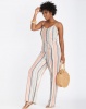 Contempo Stripe Jumpsuit Multi Photo