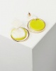 You I You & I Abstract Drop Earrings Lime Photo
