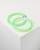 You I You & I Trans Hoop Earrings Green Photo