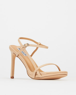 Photo of Madison Bexley Dainty Strap Heeled Sandals Nude