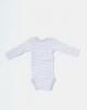 Camille Baby Stripe LS Vest Grey Photo
