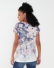 Queenspark Melissa Faux Lace Glitter Knit Top Multi Photo