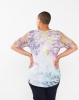 Queenspark Plus Collection Layered Knit Top Pink Rose Photo