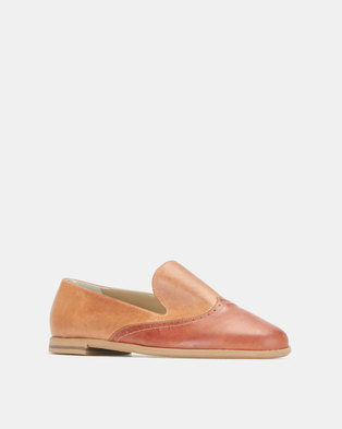 Photo of Step On Airs Ella Leather Flats Tan