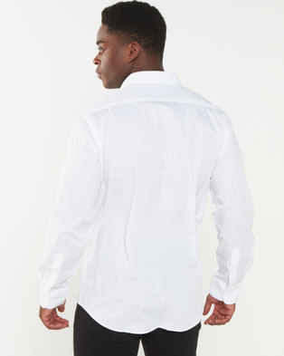 Photo of Polo Mens Craig Custom Fit Work Shirt White
