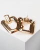 All Heart Door Knocker Drop Earrings Gold Photo