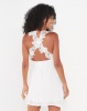 Royal T Lace Detailed Cross Back Dress White Photo