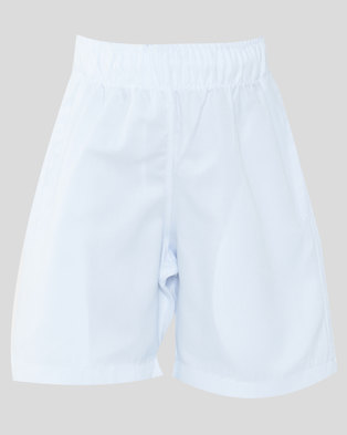 Photo of Schoolwear SA Basic PT Sport Shorts White