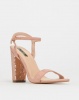 Legit S19 Sequins Detail Block Heel Sandals Blush Photo