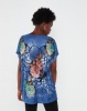 Revenge Flower Print Top Navy Photo