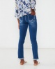 Queenspark Triple Stitch Detail Woven Denim Jeans Blue Photo