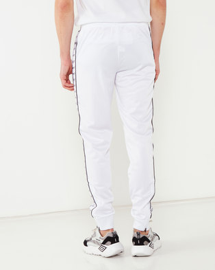 Photo of K Star 7 K-Star 7 Snap Tricot Trackpant With Tape Detail White