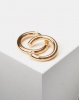 Lily Rose Lily & Rose Chunky Open Hoop Earrings Gold Photo