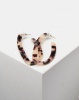 Lily Rose Lily & Rose Long Hoop Earrings Tortoise Brown Photo