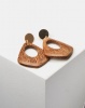 Lily Rose Lily & Rose Wood Drop Earrings Brown Photo