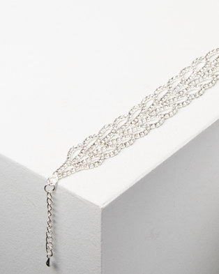 Photo of Adoria Luxe Diamante Bracelet Silver