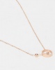 Steel My Heart Bar In Circle Necklace Gold Photo