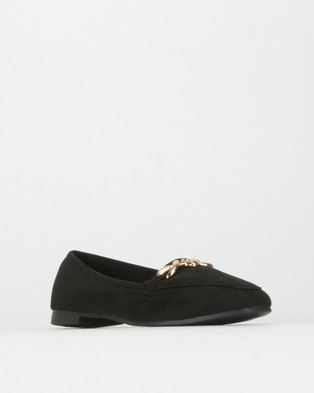 Photo of Legit S19 Loafers with Metal Infinity Trim Black