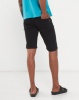 Beaver Canoe Swagga 5 Pocket Turn Up Vein Denim Shorts Black Photo