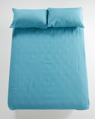 Photo of Utopia Fitted Sheet Duck Egg