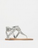 Steve Madden Hidden Sandals Silver Glitter Photo