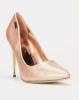Sissy Boy Court with Gold Inlay Detail Heels Rose Gold Photo