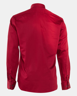 Photo of Polo Mens Crimson Custom Fit Greig Long Sleeved Shirt