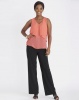 Contempo Double Layer Chiffon Top Coral Photo