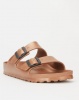 Birkenstock Arizona EVA Double Strap Slides Metallic Copper Photo