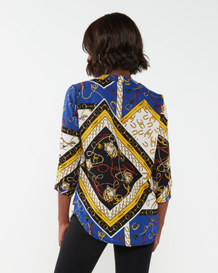 Photo of cathnic By Queenspark cath.nic By Queenspark Chain Print Woven Blouse Multi