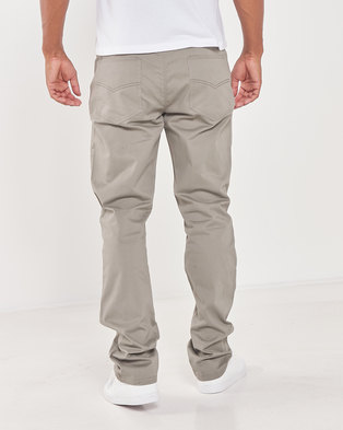 Photo of Jonathan D Slate Stretch 5 Pocket Trousers Khaki