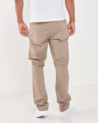 Photo of Jonathan D Stretch 5 Pocket Trousers Taupe