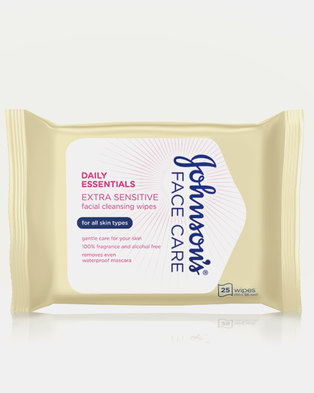 Photo of Johnson Johnson Johnson's Daily Essentials Extra-Sensitive Cleansing Wipes 25's