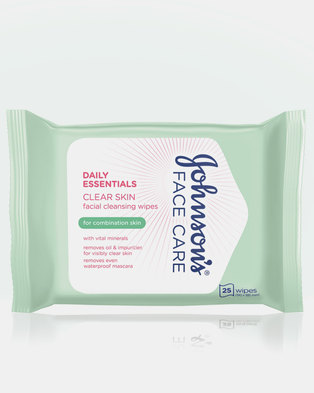 Photo of Johnson Johnson Johnson's Daily Essentials Clear Skin Cleansing Wipes 25's