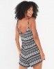 Rip Curl Lace Up Volume Jumpsuit Black Photo