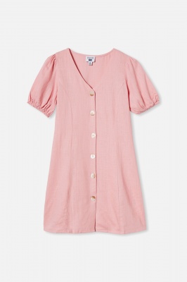 Photo of Free by Cotton On - Luna Short Sleeve Dress - Marshmallow