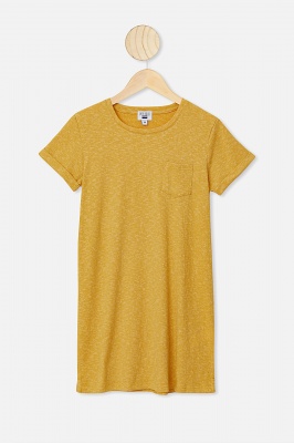 Photo of Free by Cotton On - Toni Tshirt Dress - Honey gold texture