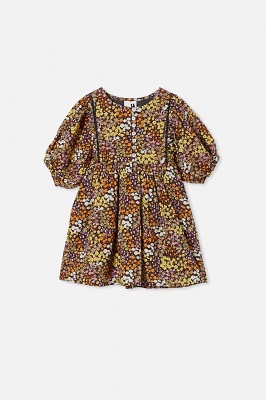Photo of Cotton On Kids - Gia Short Sleeve Dress - Phantom floral fields