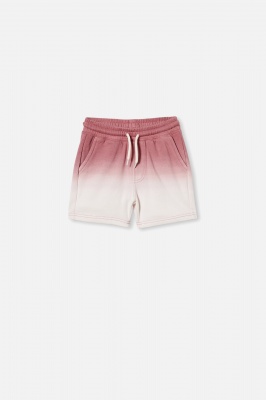 Photo of Cotton On Kids - Henry Slouch Short 80/20 - Dip dye/dusty berry