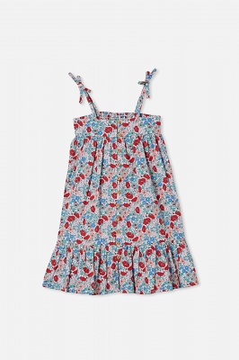 Photo of Cotton On Kids - Elle Sleeveless Dress - Pink quartz/red ditsy floral