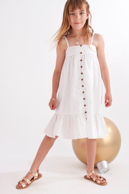 Photo of Cotton On Kids - Elle Sleeveless Dress - White/stars