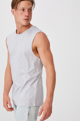 Photo of Cotton On Men - Essential Muscle - Light grey marle