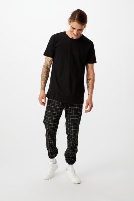 Photo of Cotton On Men - Drake Cuffed Pant - Shadow check