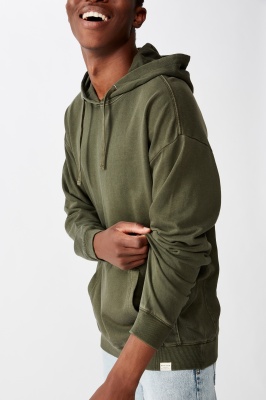 Photo of Cotton On Men - Pigment Dyed Oversized Pullover - Washed khaki