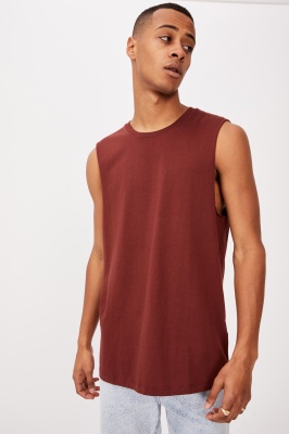 Photo of Cotton On Men - Essential Muscle - Barn red