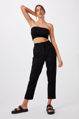 Photo of Cotton On Women - Broderie Polo Pant - Black