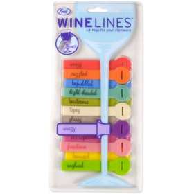 Photo of Fred Friends Wine Line Glass Tags &#8211; Euphemism