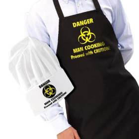 Photo of Doctor Who DANGER MAN COOKING Apron and Hat